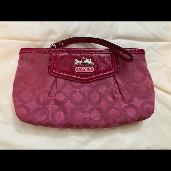 Coach Pink Wristlet/Clutch - Picture 3 of 6